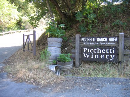 Pichetti Winery Landmark Sign